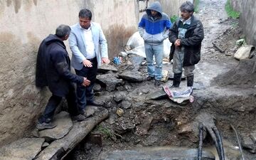 گوری تاریخی در محله قدیمی خواهر امام ‌رشت کشف شد