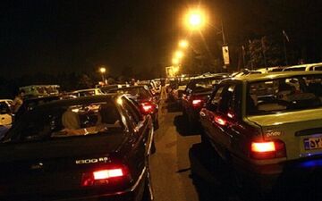 ترافیک سنگین در محور فیروزکوه و دماوند