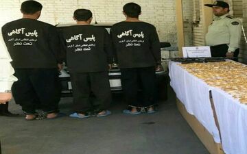 دستگیری سارقان طلافروشی خیابان فرهنگیان ارومیه 