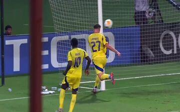 گل اول النصر به استقلال + ویدئو
