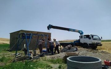 آب شرب روستای شیخ صله پایدار شد 
