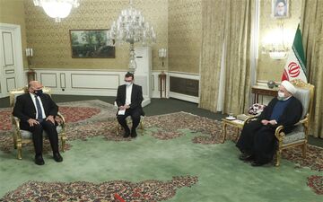 دیدار فواد حسین با روحانی