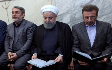  روحانی در مراسم بزرگداشت دریانوردان " سانچی" حاضر شد 