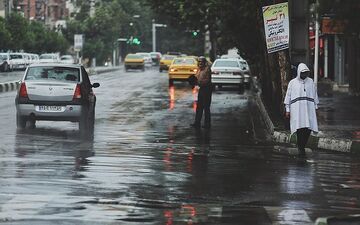  پیش بینی باران برای ۵ استان/ تهران خنک‌تر می‌شود