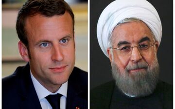 روحانی و مکرون گفت‌وگو کردند