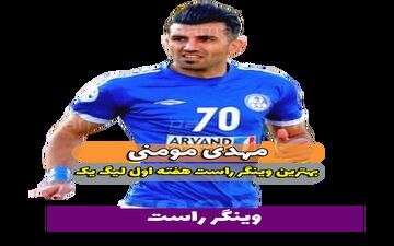 مهدی مومنی؛ بهترین وینگر راست هفته اول لیگ یک