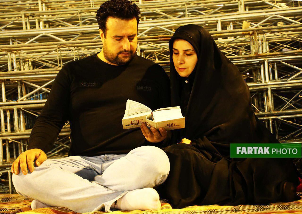 اختصاصی/ تصاویری ناب از شب بیست و یکم ماه رمضان
