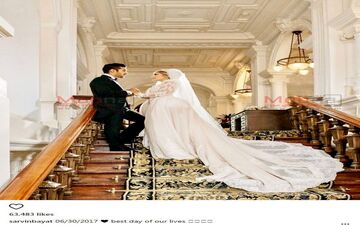 تصاویری از مراسم عروسی رضا قوچان نژاد با خواهر ساره بیات در آمستردام (عکس)
