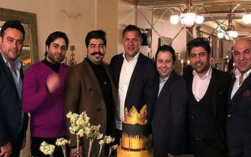 جشن تولد علی دایی در منزل لوکسش