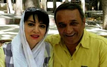 تبریک تولد حمیرا ریاضی به همسرش (عکس)