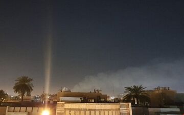 حملات راکتی به منطقه الخضراء بغداد