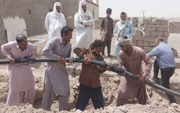رفع مشکل آب آشامیدنی ۱۷۰۰ خانوار در شهرستان زهک