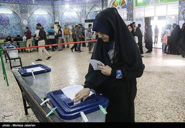  انتخابات ریاست جمهوری و شورای شهر اهواز + تصاویر
