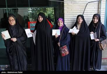  انتخابات ریاست جمهوری و شورای شهر همدان + تصاویر