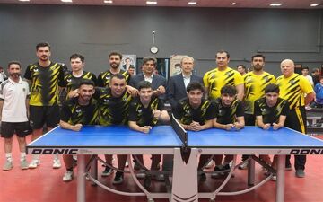 سپاهان قهرمان لیگ برتر تنیس روى میز شد