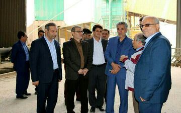 بازدید از کارخانه سیمان سامان