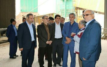بازدید از کارخانه سیمان سامان