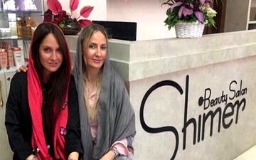 چهره خواهر مهناز افشار در سالن زیبایی که هرگز ندیده بودید + عکس