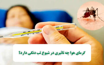 تاثیر گرمای هوا در شیوع تب دنگی

