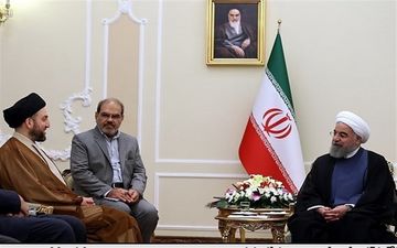 روحانی با «سیدعمار حکیم» دیدار کرد