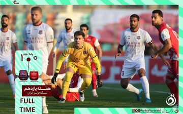 شکست غیره متظره پرسپولیس برابر نساجی / لبحند الهامی در ورزشگاه شهر قدس