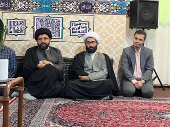 بازدید حجت الاسلام سید حسین مطهری از حوزه علمیه بانوان شهر قدس 