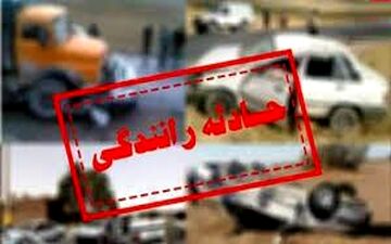 تصادف پراید با کامیونت در محور راز-بجنورد ۲ کشته داشت