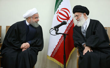 دیدار رییس جمهور با حضرت آیت الله خامنه‌ای