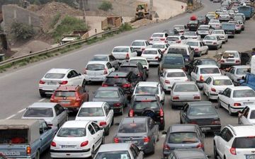 ترافیک روان در جاده‌های چالوس و هراز
