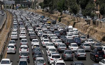 تردد یک‌طرفه خودروها در محور کندوان