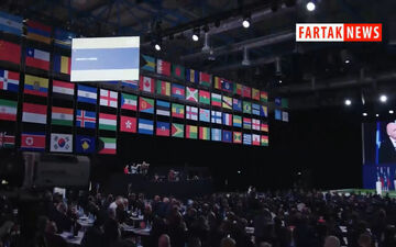 لحظه انتخاب میزبان جام جهانی 2026 + فیلم