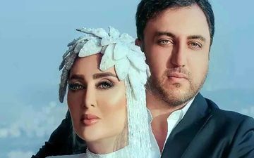  دلبری متفاوت سولماز حصاری و همسرش در شب عروسی! | استایل متفاوت آقا داماد + عکس