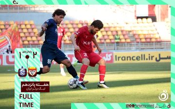 خلاصه بازی فولاد 2 - ملوان 1 + ویدئو