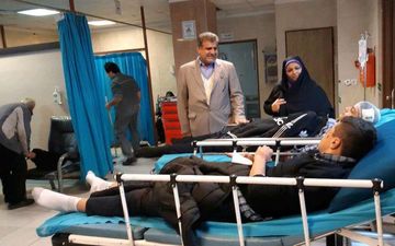 اولین عکس از تصادف دانش‌آموزان تهرانی +جزییات