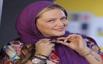 خالکوبی های عجیب بهاره رهنما روی صورتش/عکس