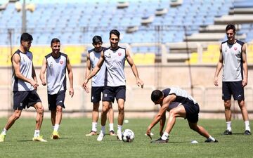 پرسپولیسی ها تمرین کردند و عازم فرودگاه شدند + تصاویر