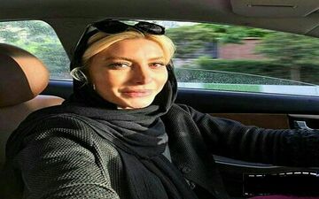  سلفی عجیب خانم بازیگر هنگام رانندگی
