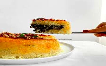 طرز تهیه ته چین مرغ لونگی !