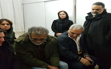 مهران مدیری در خانه علی معلم +عکس
