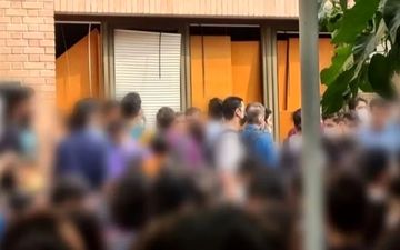 اخراج دو دانشجوی دانشگاه تهران به دلیل آتش‌زدن پرچم ایران در ناآرامی‌های اسفند ماه