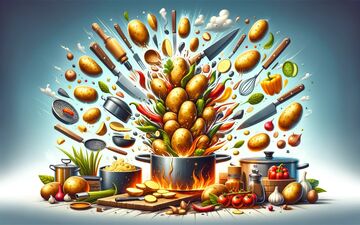 سیب زمینی رو با این روش‌ها تبدیل به یک غذای هیجان‌انگیز کن!