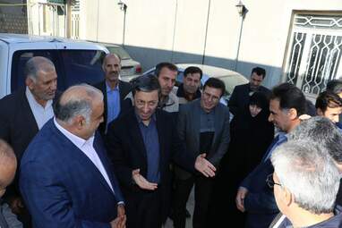 بازدید رئیس کمیته امداد کشور و  استاندار کرمانشاه از مناطق زلزله‌زده گهواره