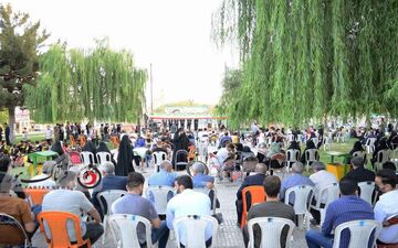 تصاویری دیدنی از همایش با شکوه حامیان آیت الله رئیسی و کرمانشاه در مسیر تحول 