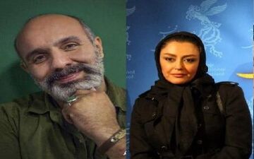 عکسِ شقایق فراهانی و پیام دهکری در راه پیاده‌روی اربعین