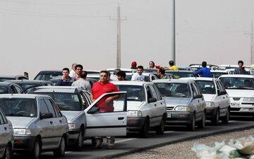 ترافیک در مبادی ورودی گیلان سنگین است