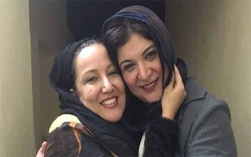 خانم های بازیگر در آغوش یکدیگر