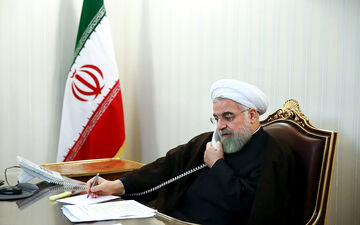 تماس تلفنی روحانی  با استاندار خوزستان