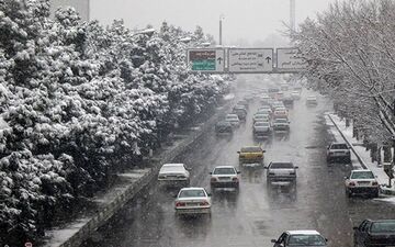 
بارش باران و برف در استان تهران از ظهر شنبه
