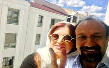 سلفی جالب همسر اصغر فرهادی در فرانسه