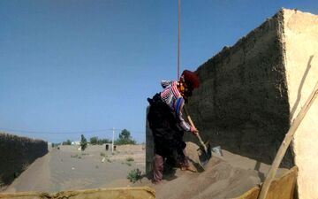  نیمی از روستاهای ریگان کرمان در محاصره شن های روان هستند